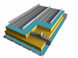 阿拉尔65波高铝镁锰直立锁边屋面系统